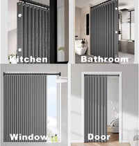 FLEXICURVE – Magnetic Foldable Shower Curtain for Walk-In Bathrooms