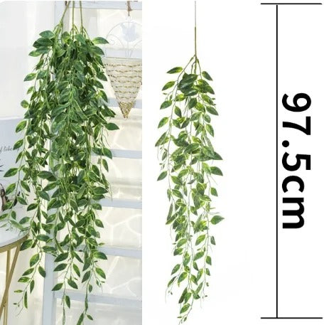 VINEHAVEN – Hanging Wicker Wall Planter Basket