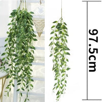 VINEHAVEN – Hanging Wicker Wall Planter Basket
