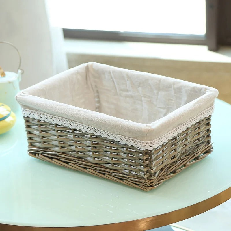 WILLOWCRAFT – Handmade Storage Basket Organizer