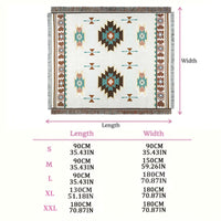 BohoLiving - Südwestlicher Jacquard-Picknickdecke