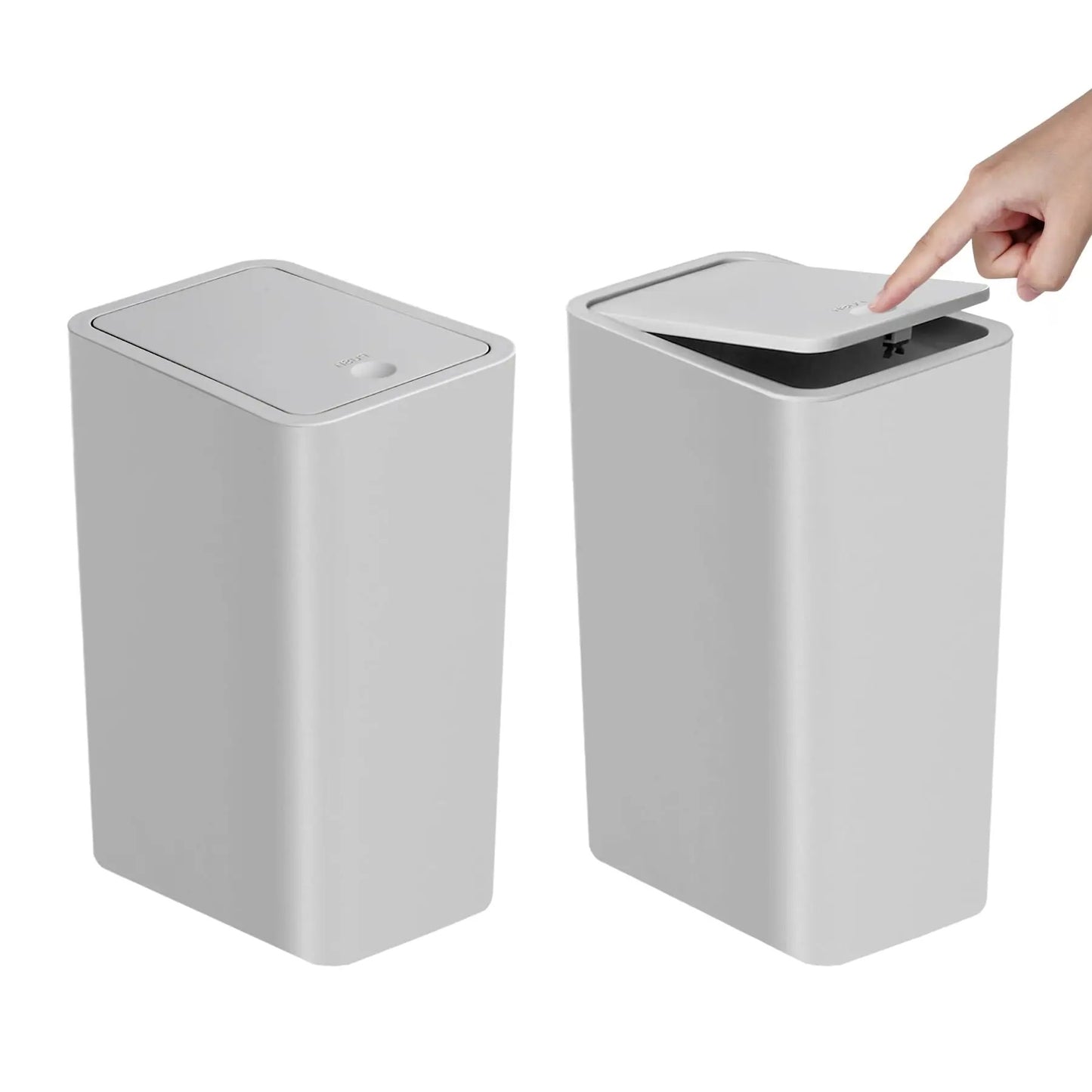 PRESSLUX – Slim Press Top Trash Can 10L