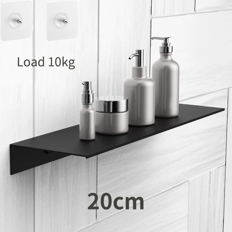 FLOATIVA – Floating No Drill Bathroom Wall Shelf