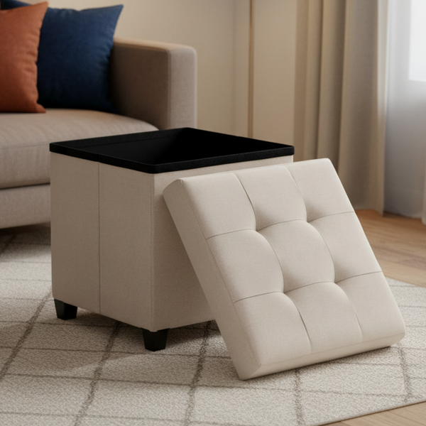 COMFYNEST – Banc ottoman de rangement carré