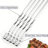 SKEWERPRO – Ensemble de brochettes pour barbecue à long manche