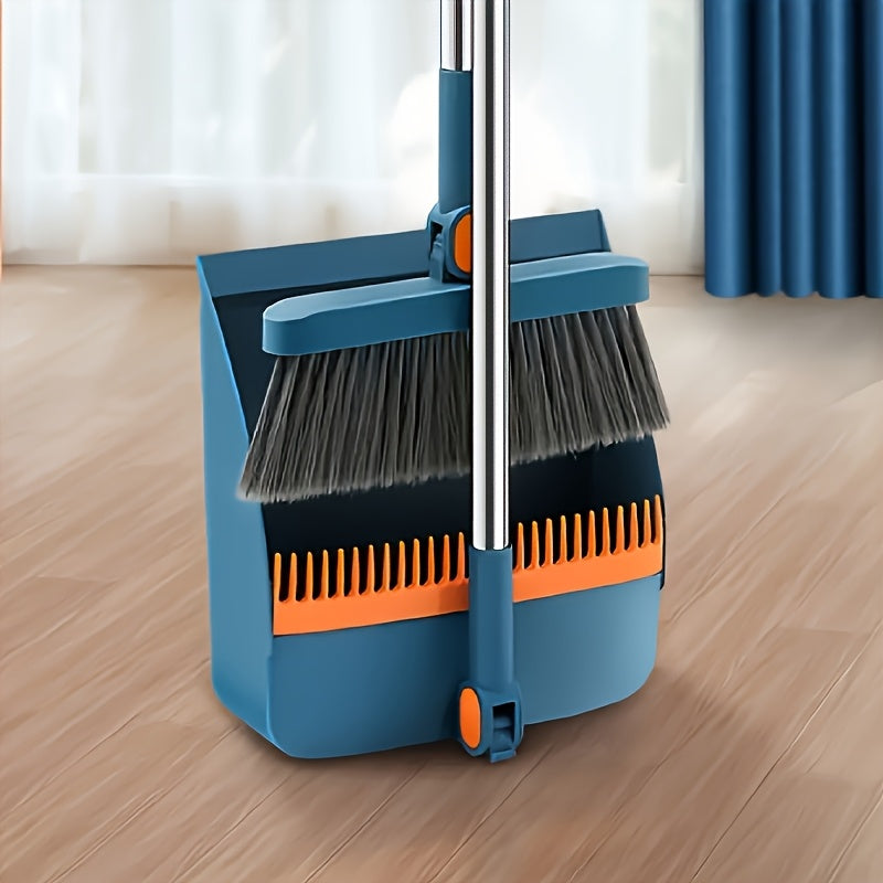 SWEEPVEX – Long Handle Broom and Dustpan Cleaning Set