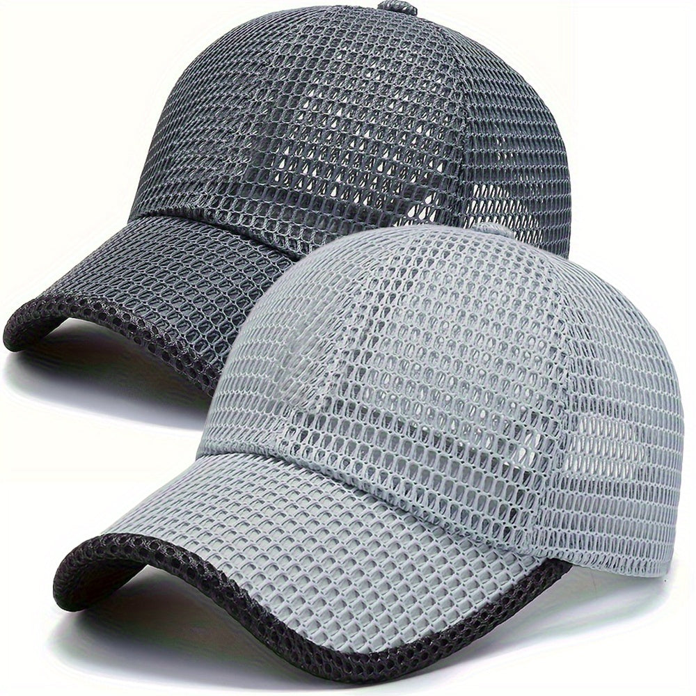 AEROMESH – Casquettes de baseball en maille respirante pour protection solaire extérieure