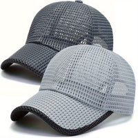 AEROMESH – Casquettes de baseball en maille respirante pour protection solaire extérieure