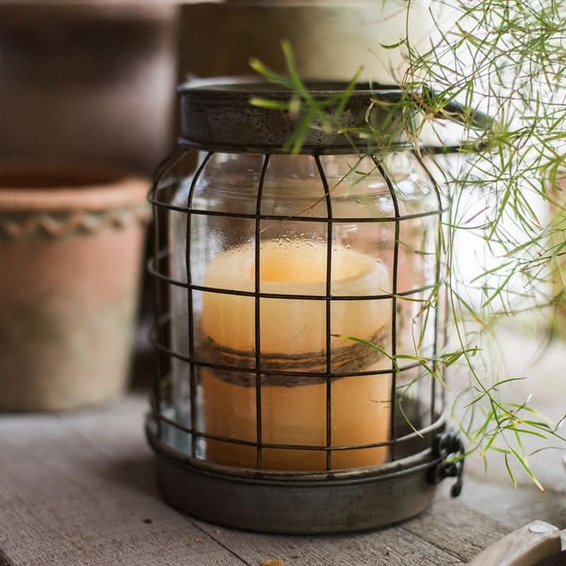 LUMIFORIX – Ornate Candle Lantern for Elegant Home Lighting