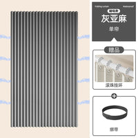 CURVASHIELD – Foldable Magnetic Accordion Shower Curtain Waterproof Design