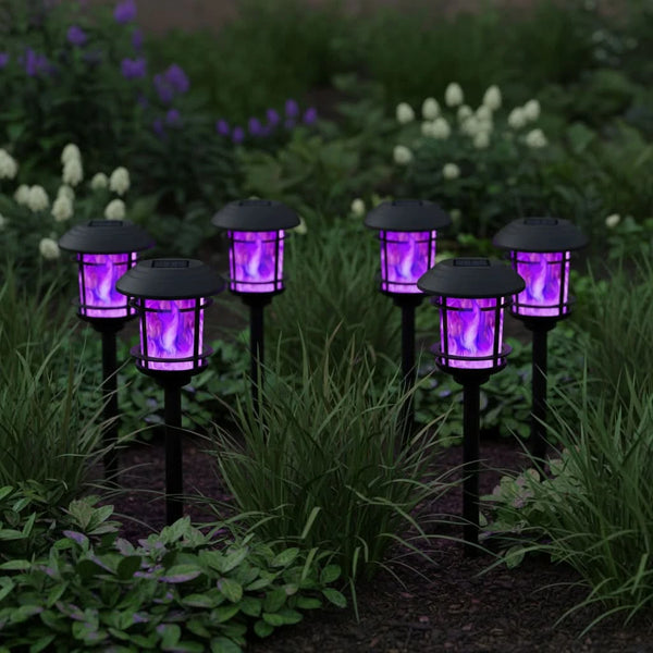 PATIOFLAME – Lampes torches solaires pour allées et chemins de cour