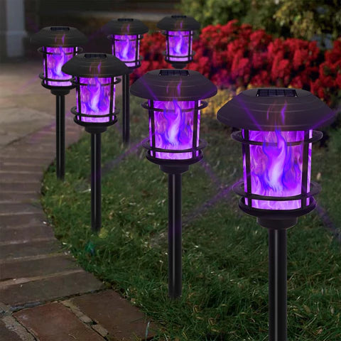 PATIOFLAME – Lampes torches solaires pour allées et chemins de cour