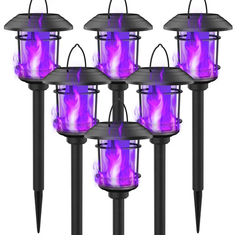 PATIOFLAME – Lampes torches solaires pour allées et chemins de cour