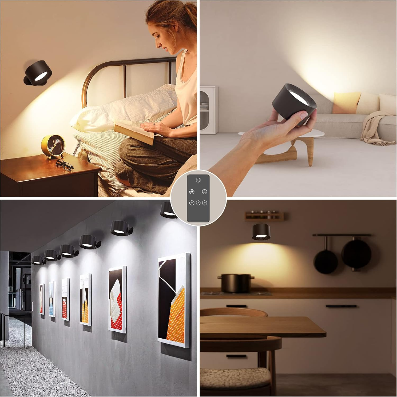 TURNELLE – Cordless LED Wall Lamp for Versatile Interior Lighting