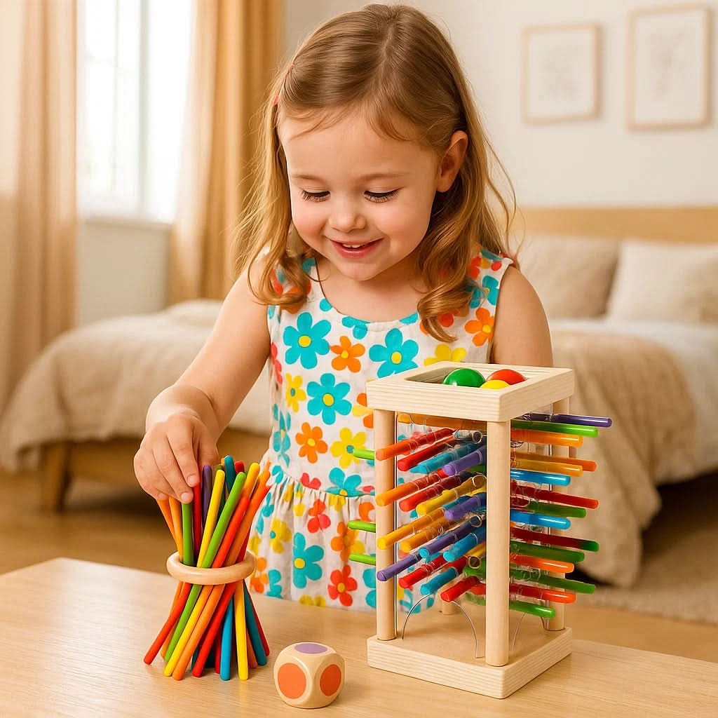 STIXELORA – Interactive Stick Stacking Toy for Motor Skill Development