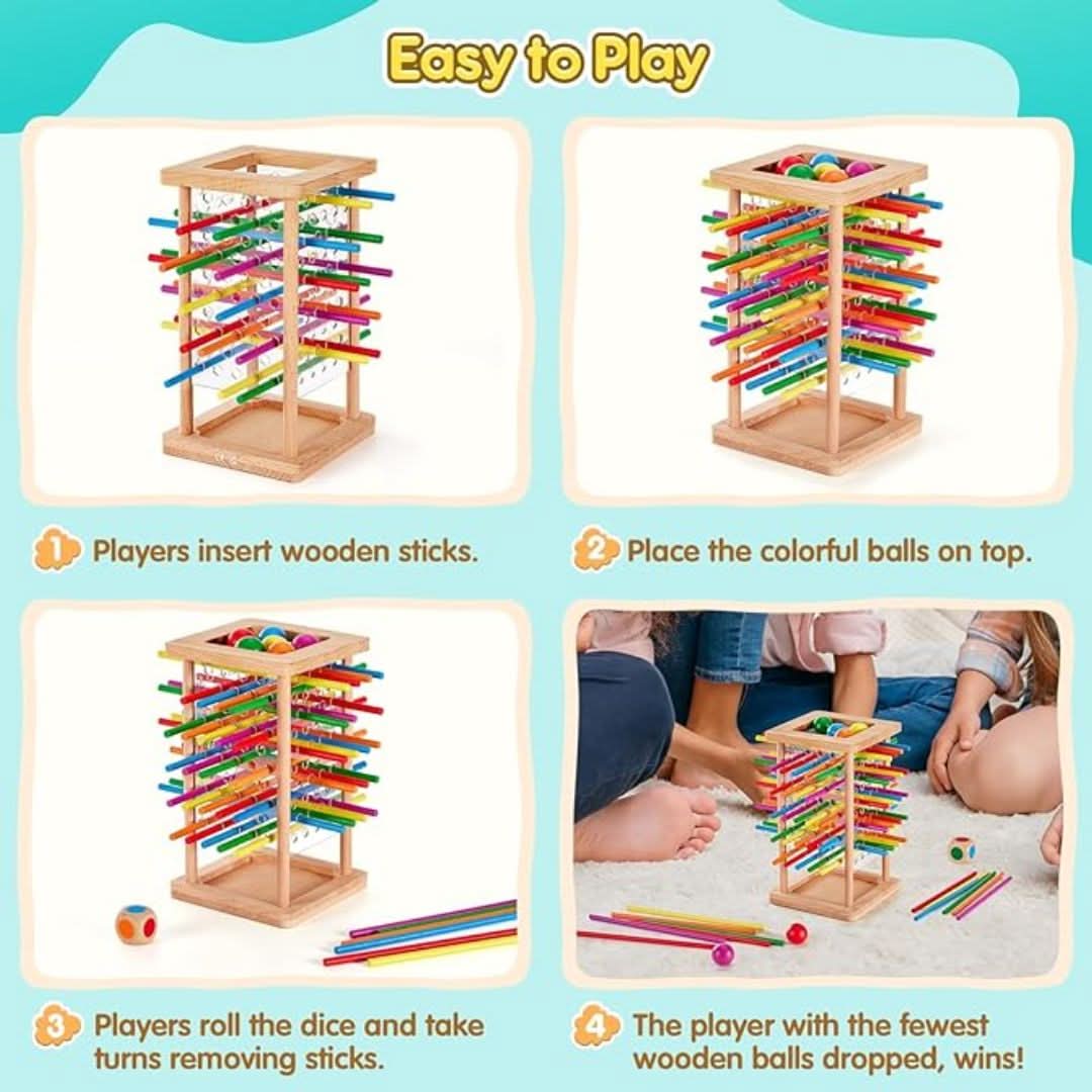 STIXELORA – Interactive Stick Stacking Toy for Motor Skill Development