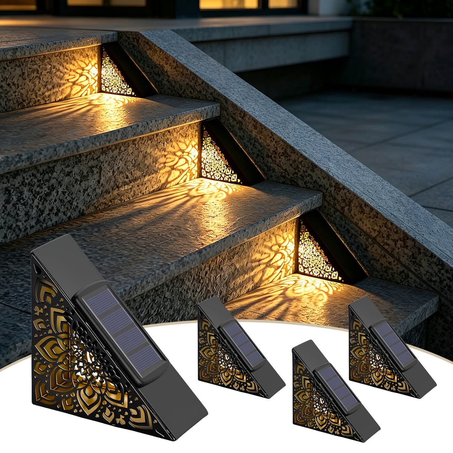 Stepora - Solar Metal Outdoor Step Lights