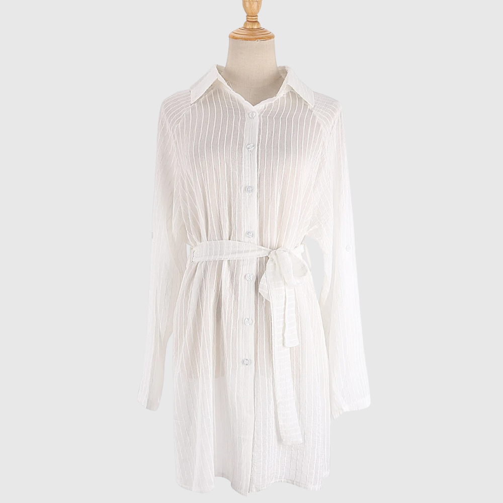 SEABLOOM – Chemise élégante de plage à porter en par-dessus