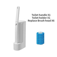 CLEANOVA – Disposable Toilet Brush Set with Replaceable Heads