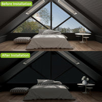 DARKFLOW – No-Drill Blackout Curtains for Home & Office Use