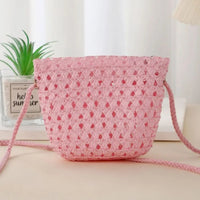 MINIBLOOM – Mini sac bandoulière en paille tissée