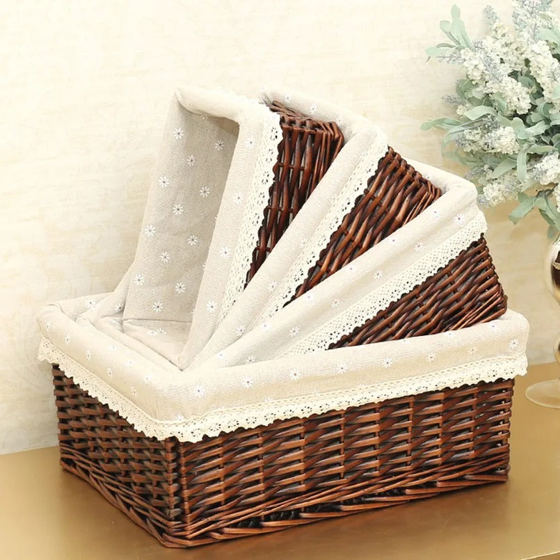 WILLOWCRAFT – Handmade Storage Basket Organizer