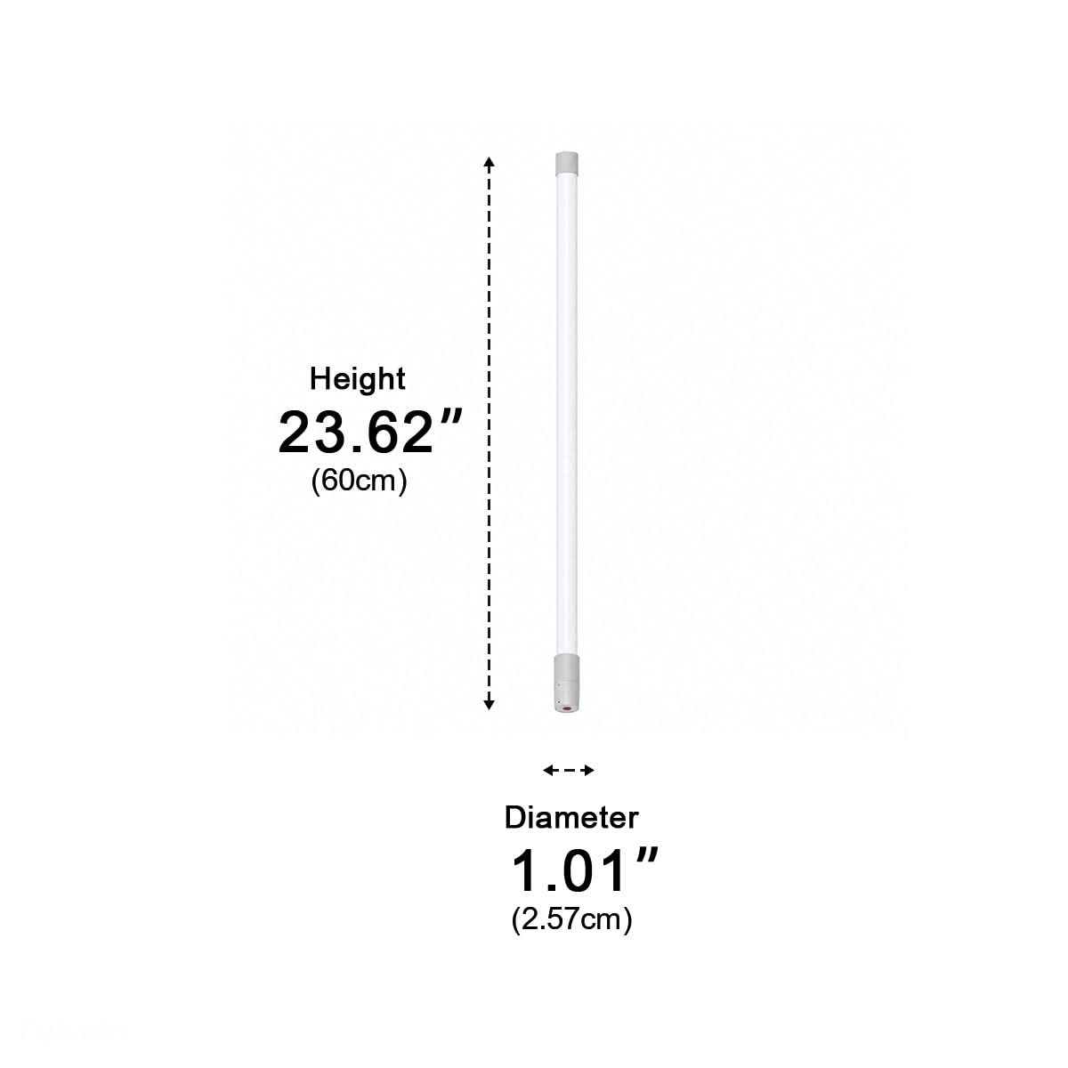 CIRCLUME – Asta luminosa LED a 360° per illuminazione d’atmosfera