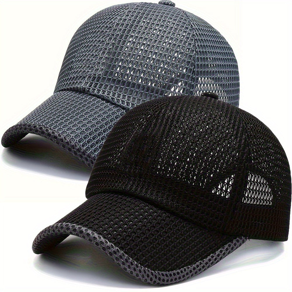 AEROMESH – Casquettes de baseball en maille respirante pour protection solaire extérieure