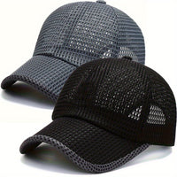 AEROMESH – Casquettes de baseball en maille respirante pour protection solaire extérieure