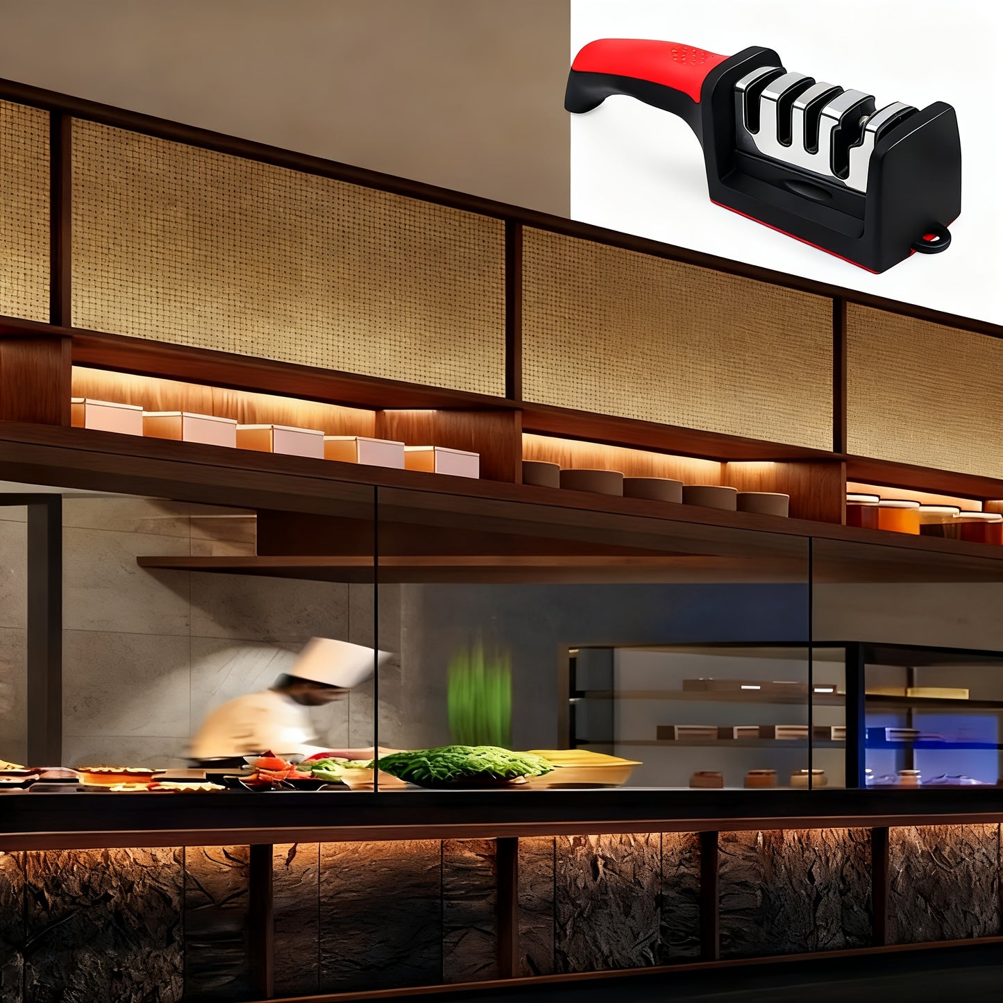 SHARPFORGE – 4 Stage Knife Sharpener Tool