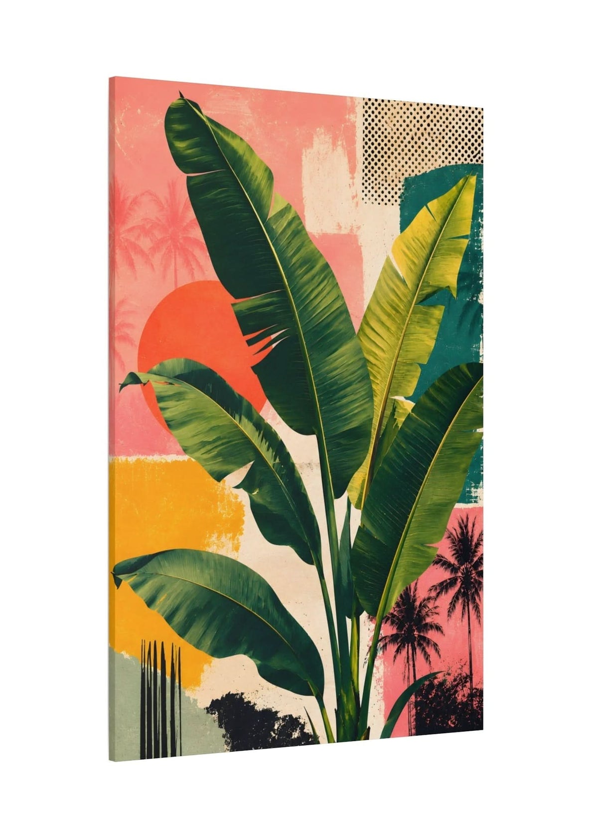 FOLIABANIX – Wanddekoration mit Bananenblatt für eine naturinspirierte Gestaltung