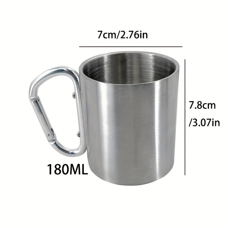 CLIPTREK – Gobelet de camping portable en acier inoxydable