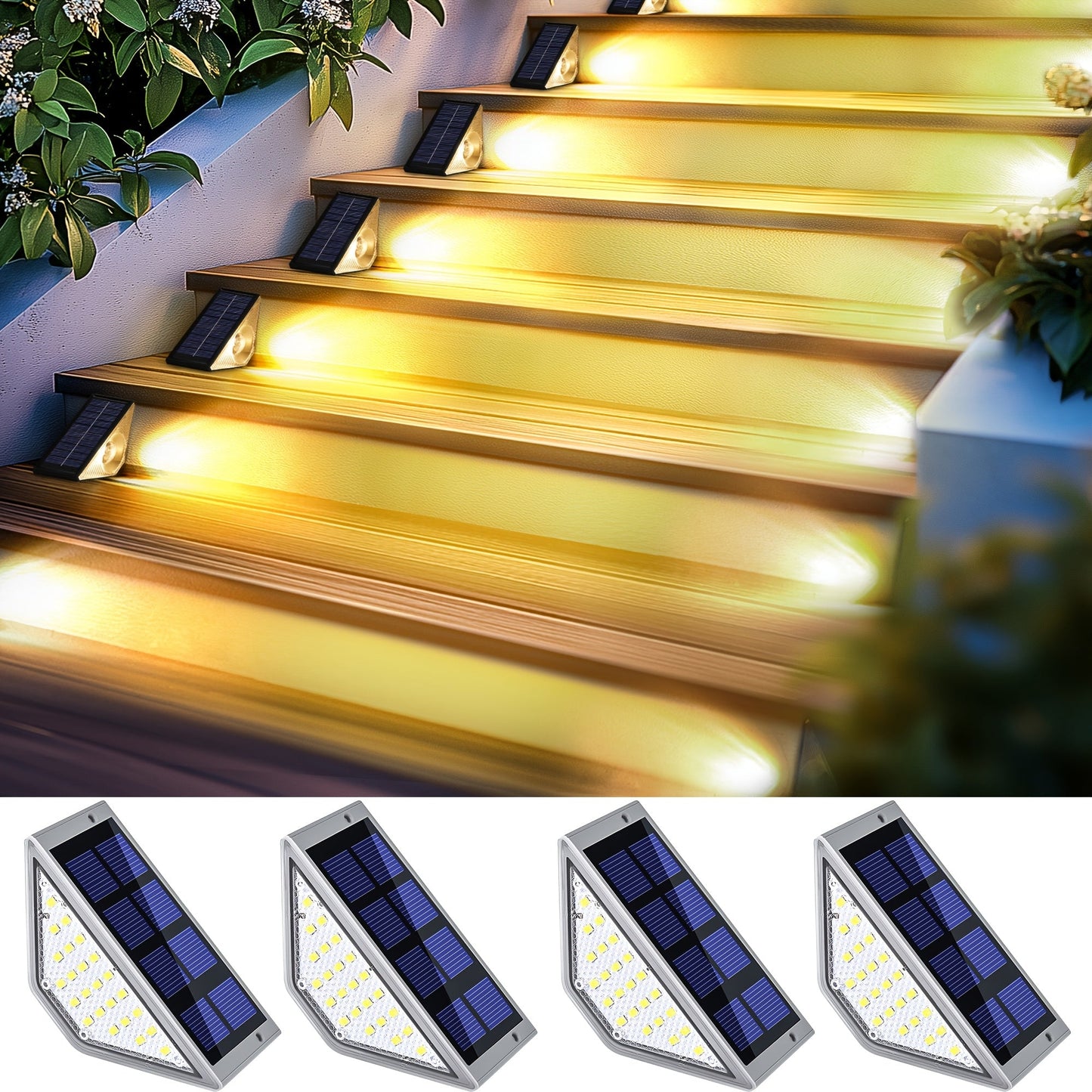 Stepora - SolarRise LED Outdoor Step Lights
