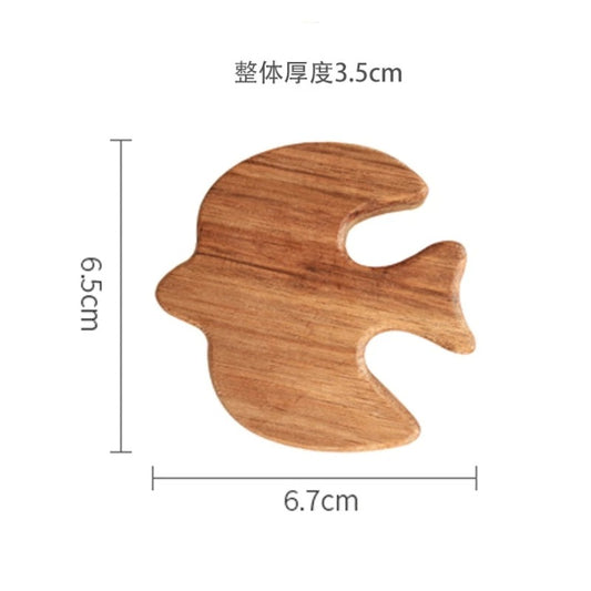 WOODFIN – Wooden Animal Wall Hook