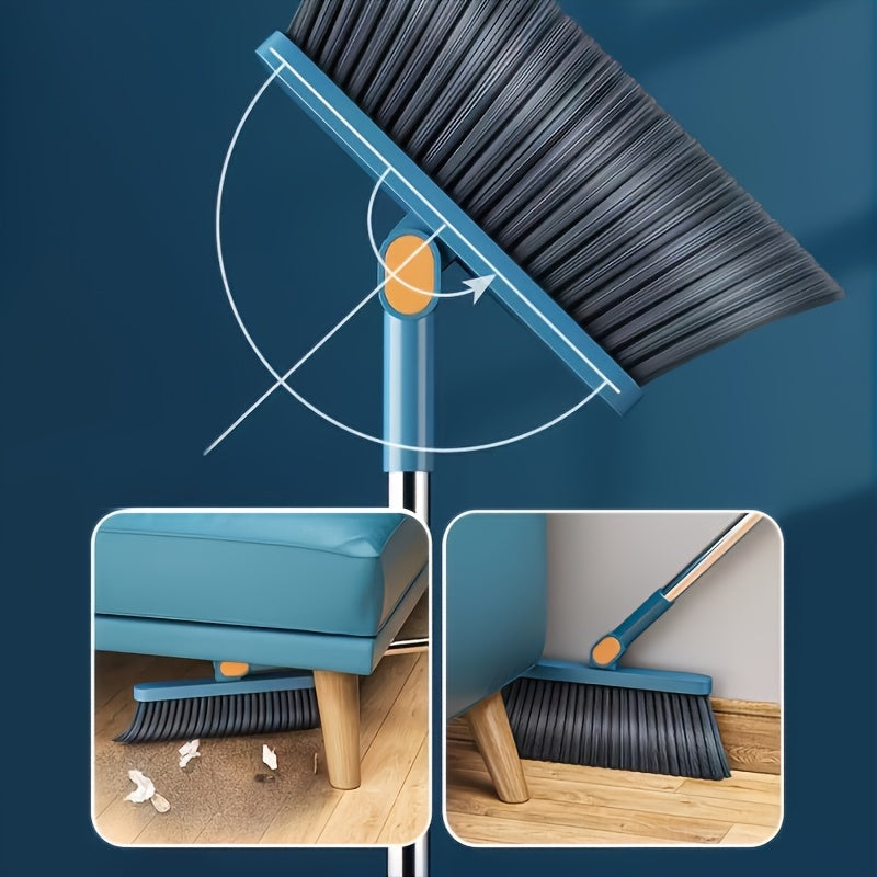 SWEEPVEX – Long Handle Broom and Dustpan Cleaning Set