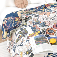 FLORAMUSE – Artistic Floral Blanket for Elegant Comfort