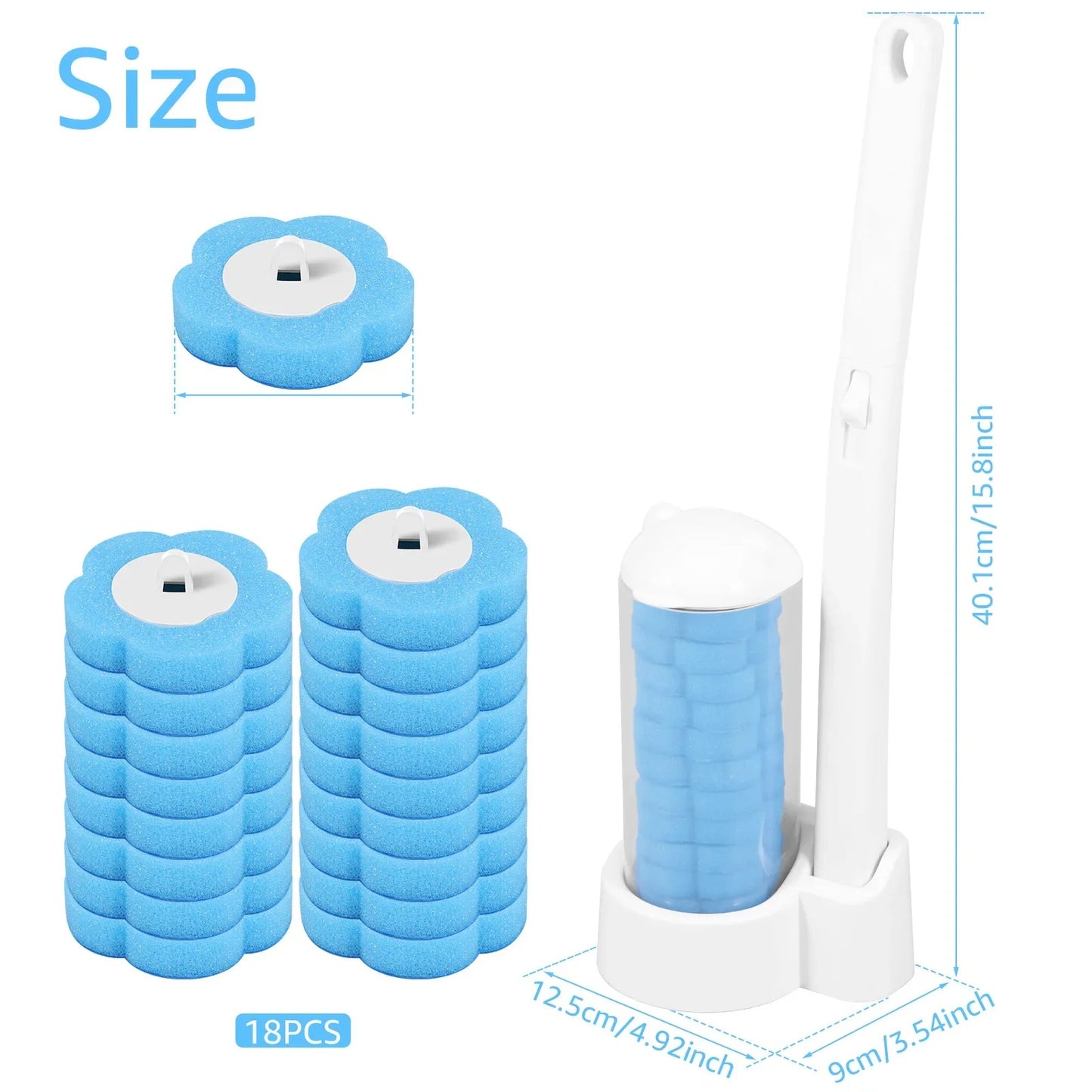 HYGIENIXPRO – Disposable Toilet Brush Cleaning Kit