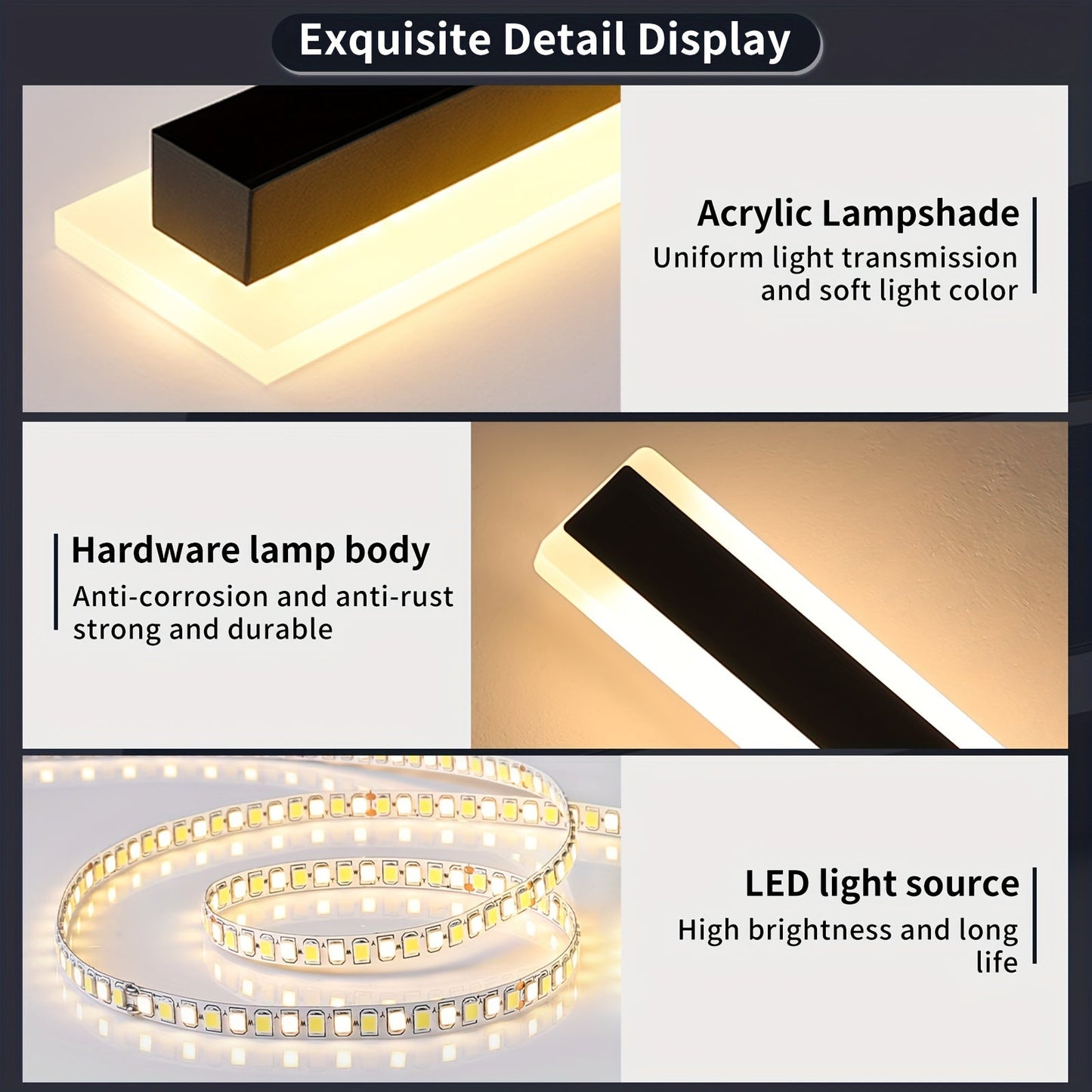 Valtora - Linear Outdoor Wall Strip Light
