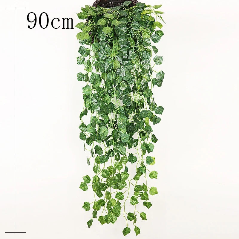 VINEHAVEN – Hanging Wicker Wall Planter Basket