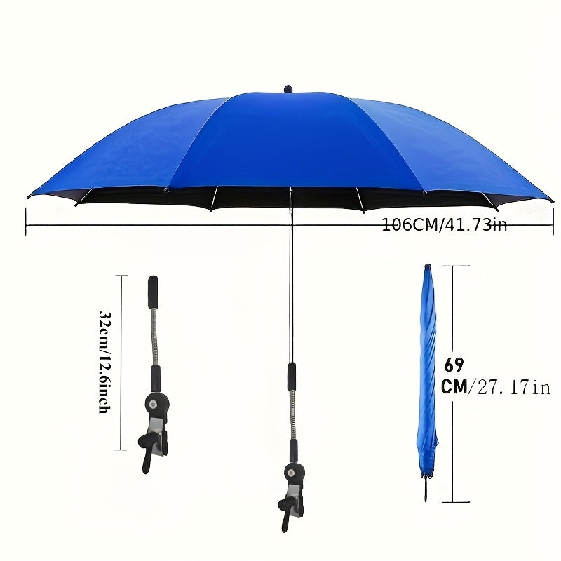 SUNCLIPSE – Adjustable Outdoor Sunshade Umbrella