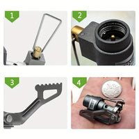 FLAMETREK – Réchaud de camping portable en titane