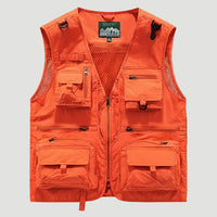 POCKETNEST – Casual Outdoor Vest with Secure Zipper Pockets