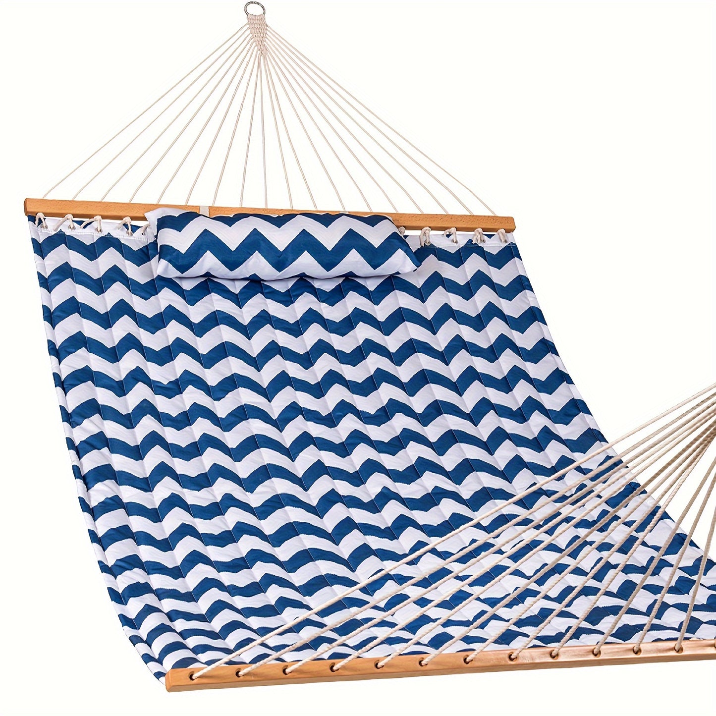 QUILTFLOW – Double Quilted Hammock for Patio & Poolside Comfort