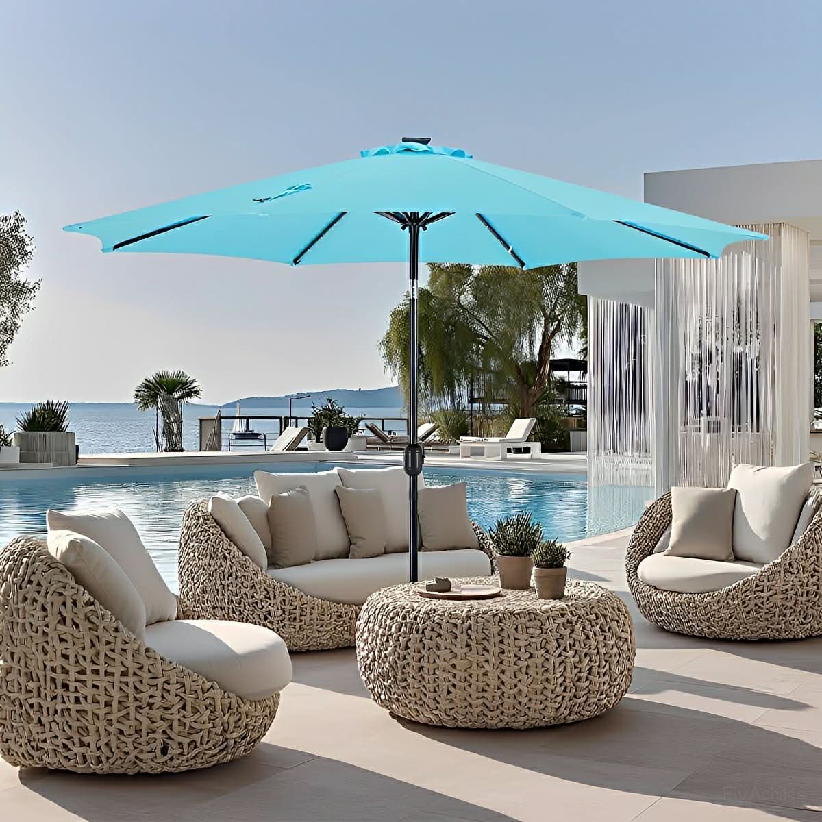 CANOPYGLOW – Lampes solaires pour parasol, pour des soirées élégantes en extérieur