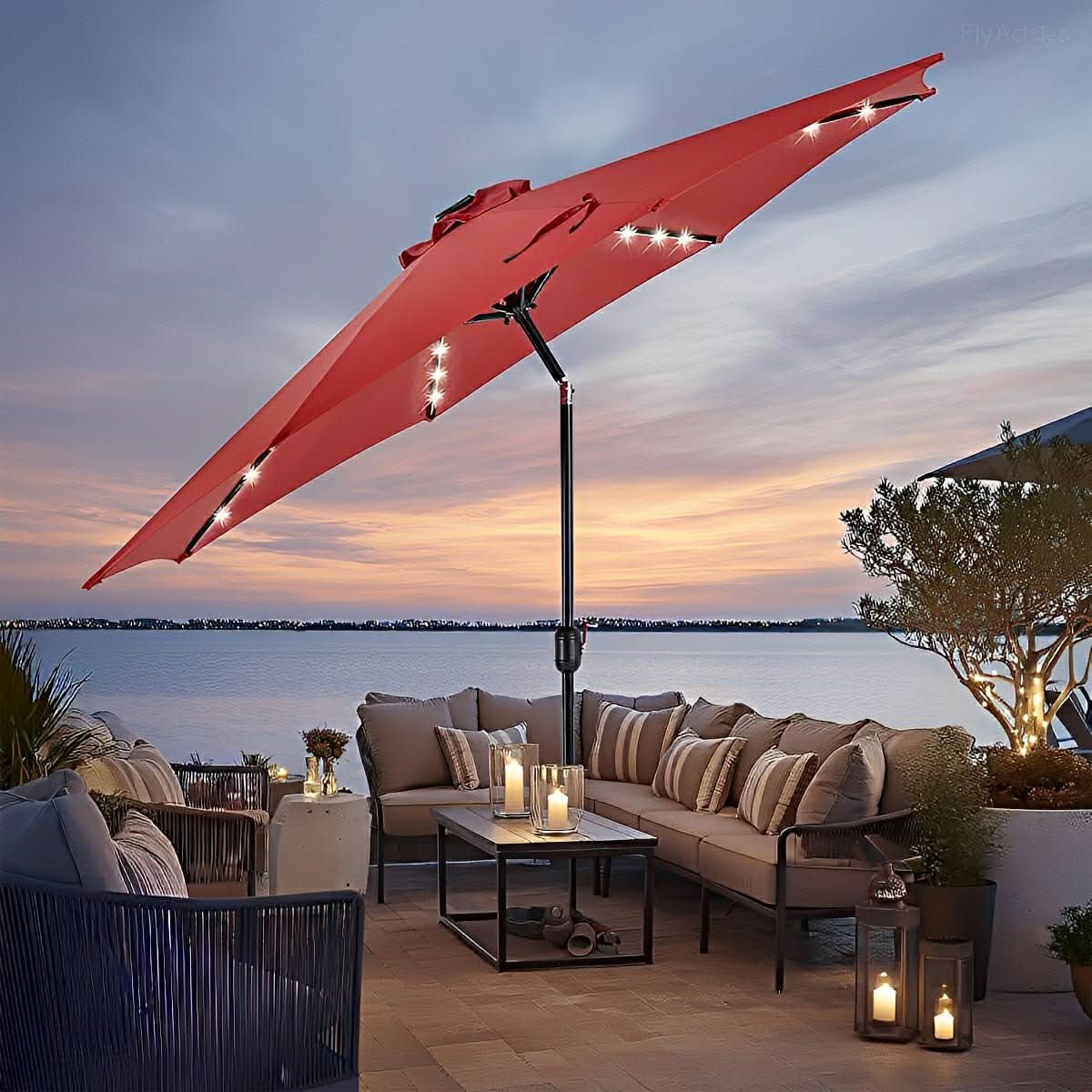 CANOPYGLOW – Lampes solaires pour parasol, pour des soirées élégantes en extérieur