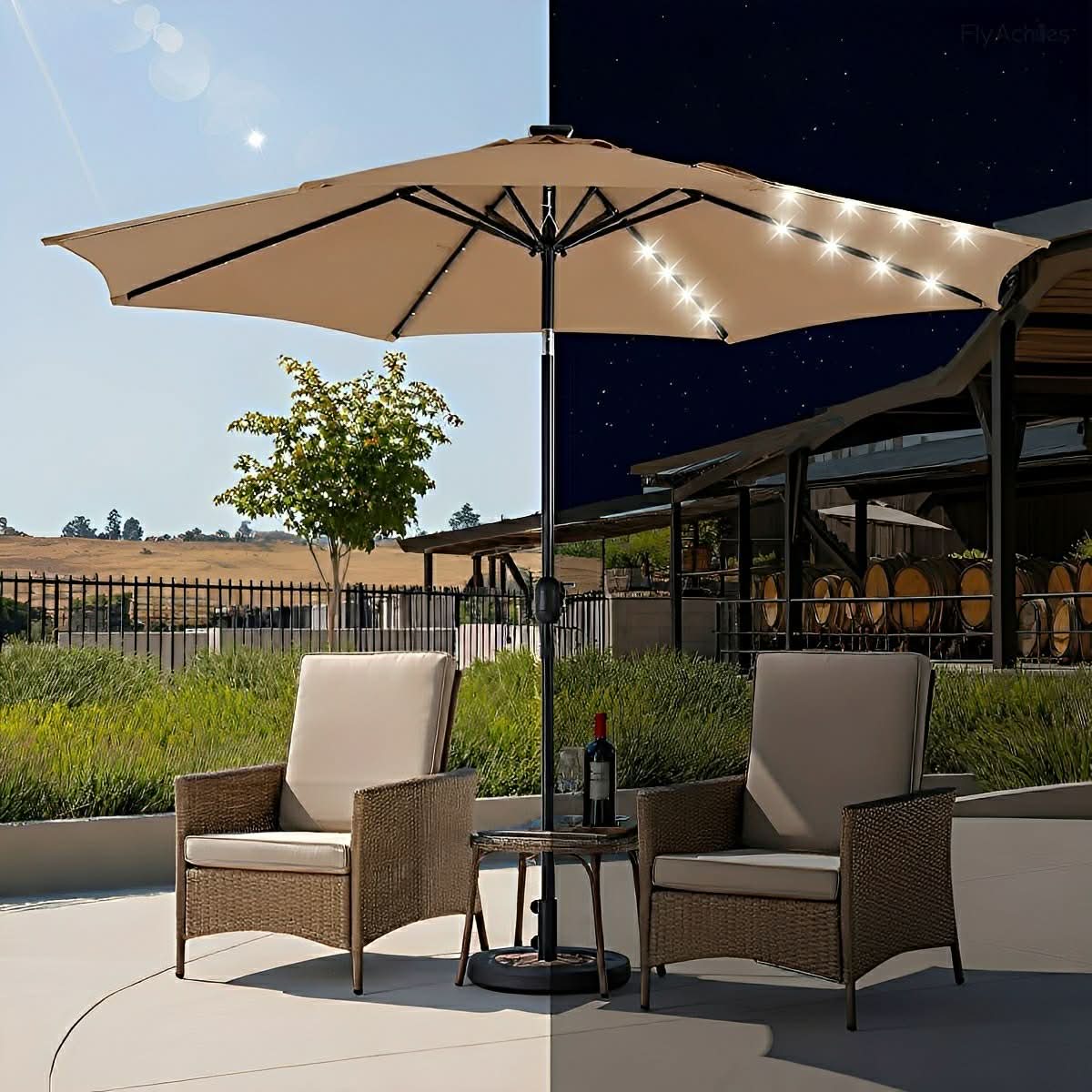 CANOPYGLOW – Lampes solaires pour parasol, pour des soirées élégantes en extérieur