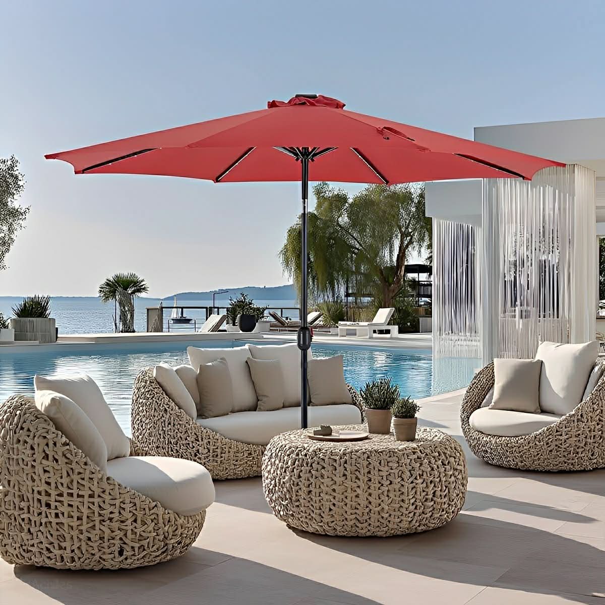 CANOPYGLOW – Lampes solaires pour parasol, pour des soirées élégantes en extérieur