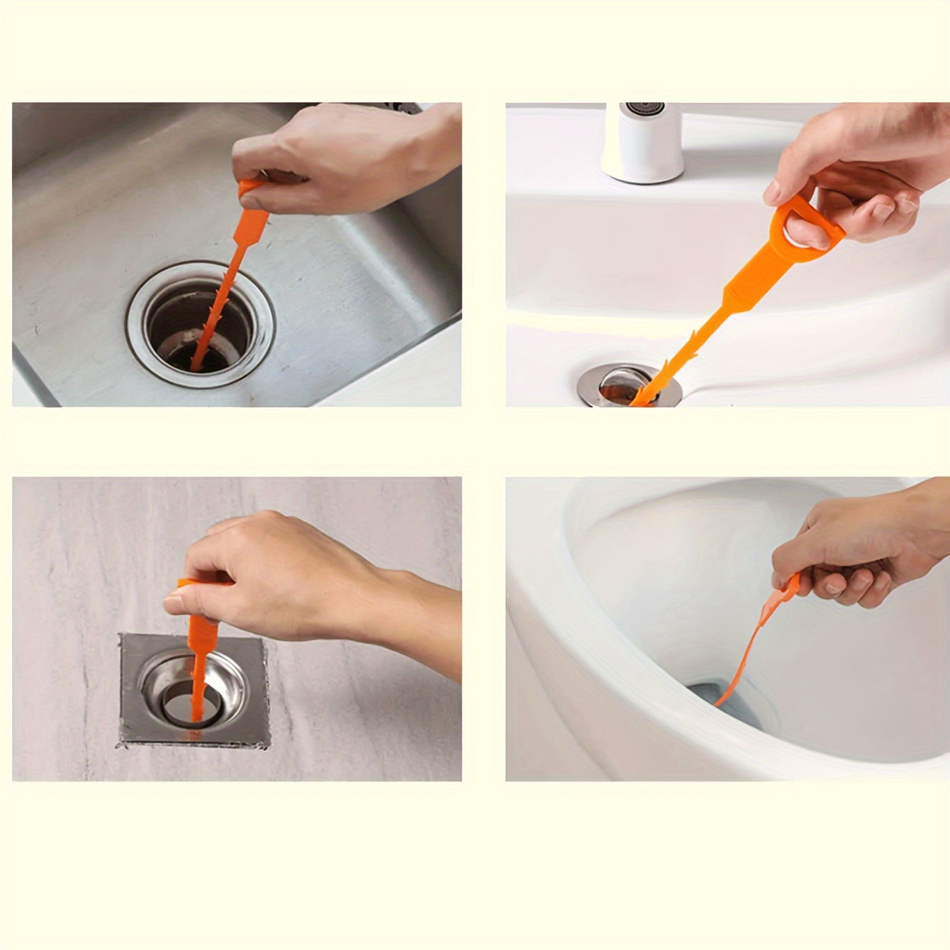 DRAINHOOK – Outil pour enlever les bouchons de cheveux