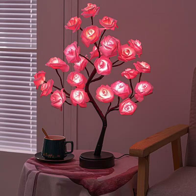 ROSEGLOW – Veilleuse florale pour une illumination décorative élégante