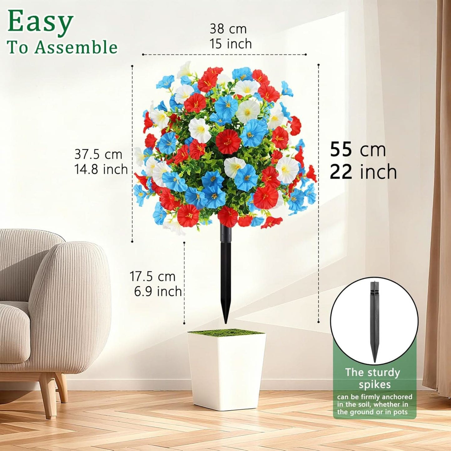 STARHAVEN – Arbre à fleurs artificielles décoratif pour une élégance festive